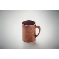 TAZZA IN LEGNO DI QUERCIA CON MANICO